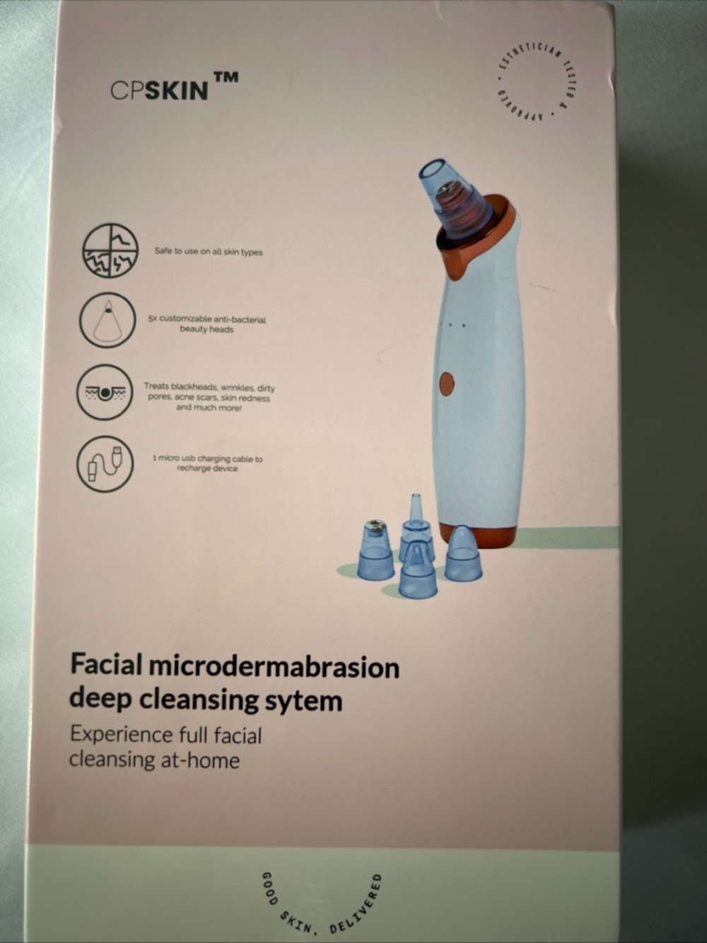 Skin Facial Microdermabrasion Deep Cleansing System - New